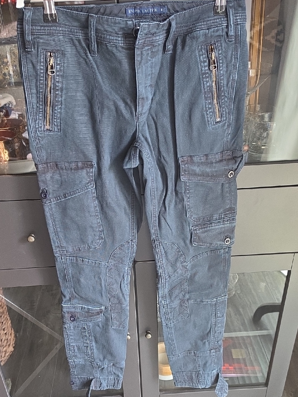 Ralph Lauren - Womens Cargo Pants - Slate Blue